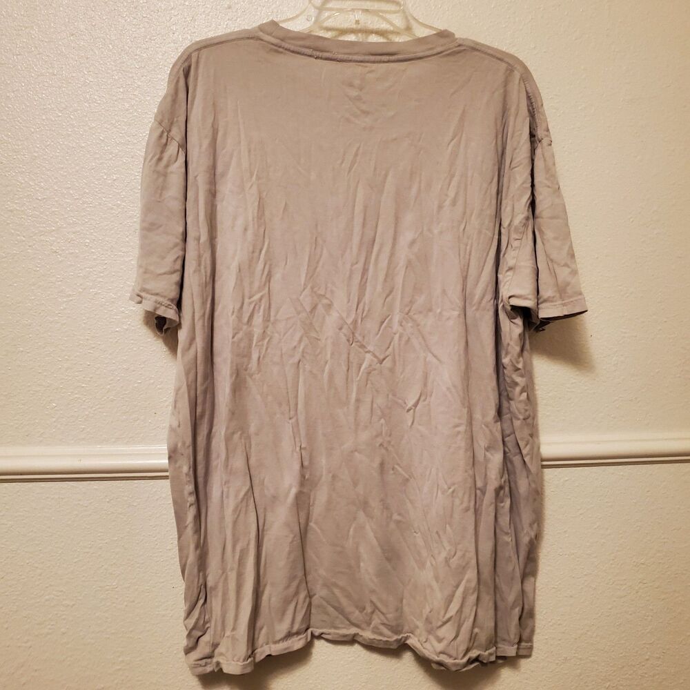 The Duck Company Blue Ridge Georgia Dog Fish Graphic T-Shirt Mens 2XL Tan Cotton - Picture 7 of 13